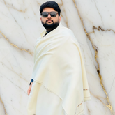 Australian Lambswool Shawl | Off White