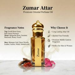 Zumar Attar - Premium Oriental Fragrance Oil