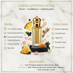 Creed Aventus Attar – Premium Fragrance Oil